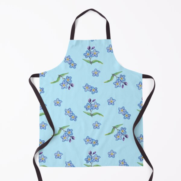 Item preview, Forget Me Not Blue Background designed and sold by CasmahCreations.