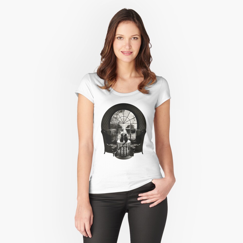 Item preview, Fitted Scoop T-Shirt designed and sold by aligulec.