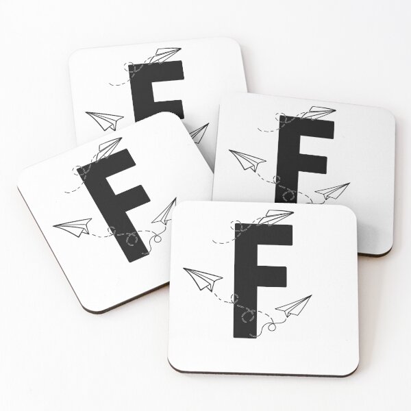 Item preview, Monogram with paper planes letter F designed and sold by JustSeasons.