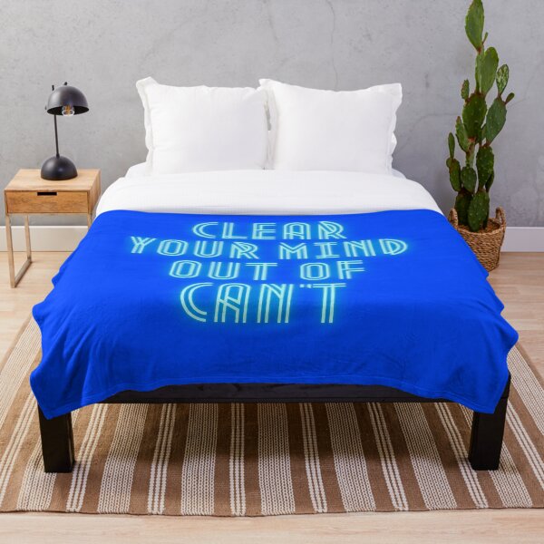 Item preview, clear your mind out of can't / blue designed and sold by UliVG.