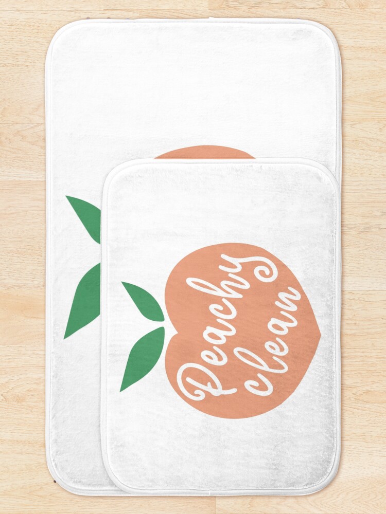 Thumbnail 5 of 6, Bath Mat, PEACHY CLEAN designed and sold by abigailwiley.