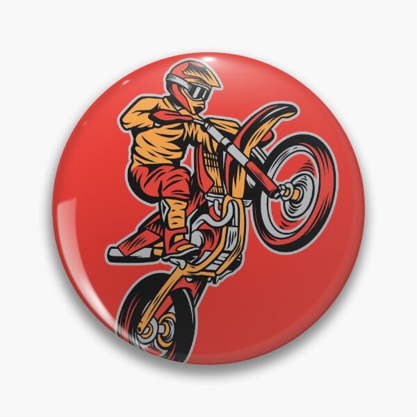 Item preview, Dirt Bike Popping a Wheelie designed and sold by SLAG-Creative.