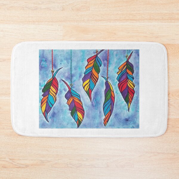 Item preview, Five Feathers by Harriette Knight designed and sold by harrietteknight.