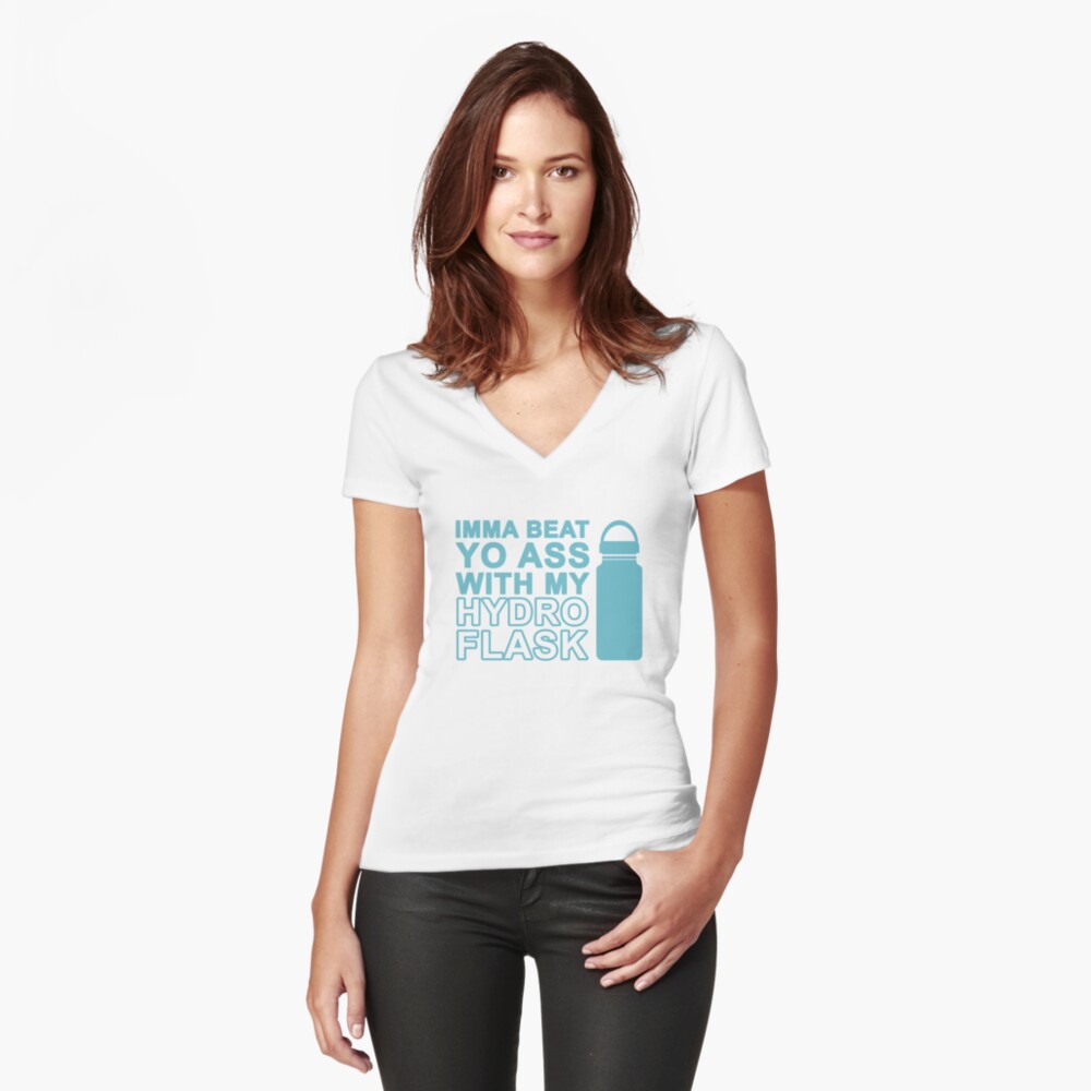 Item preview, Fitted V-Neck T-Shirt designed and sold by jessemillar.