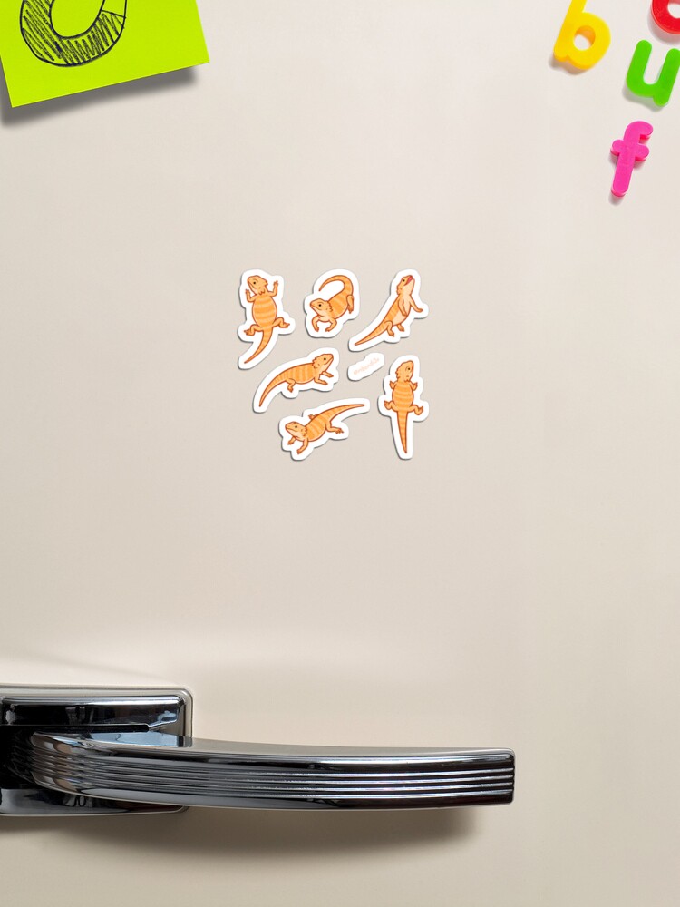 Thumbnail 1 of 3, Magnet, Bearded Dragons designed and sold by Macbendigo.