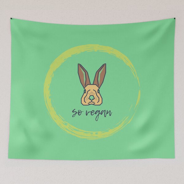 Item preview, So Vegan Bunny in Circle designed and sold by Pankas.