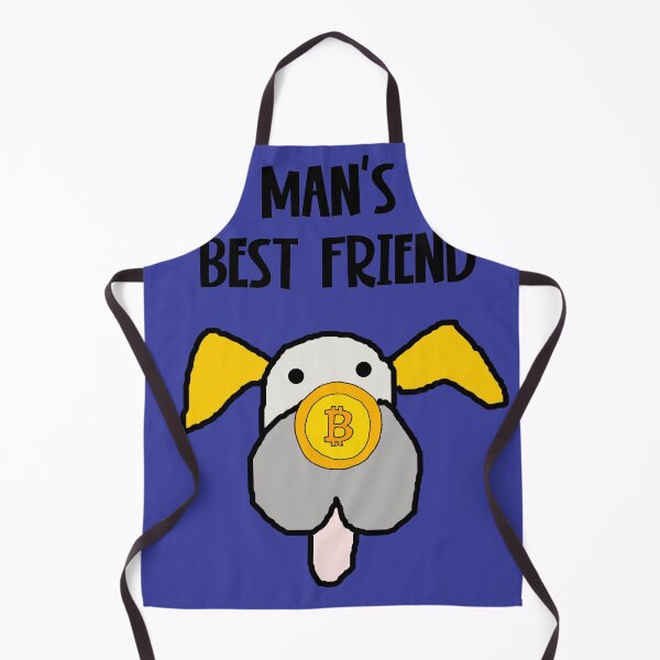 Item preview, Funny Crypto Dog with bitcoin Nose Man's Best Friend designed and sold by Nature's Fancy.