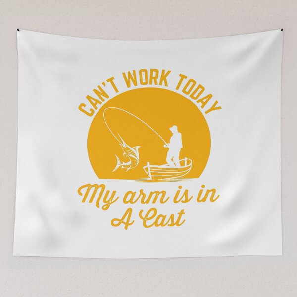 Item preview, Can't Work Today My Arm is in A Cast - Funny Fishing designed and sold by K-icon.