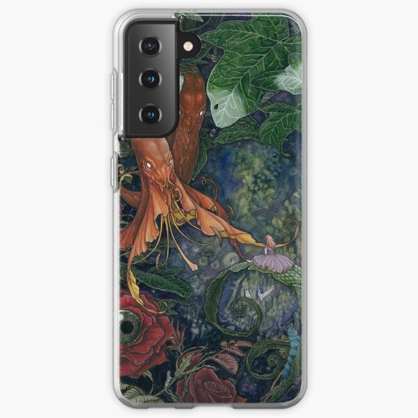 Alice and the flowers Samsung Galaxy Soft Case