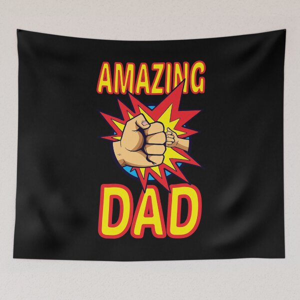 Item preview, Amazing Dad Comic Cartoon Dad is my superhero designed and sold by Stndor.