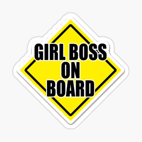 Item preview, GIRLBOSS ON BOARD designed and sold by izziraine.