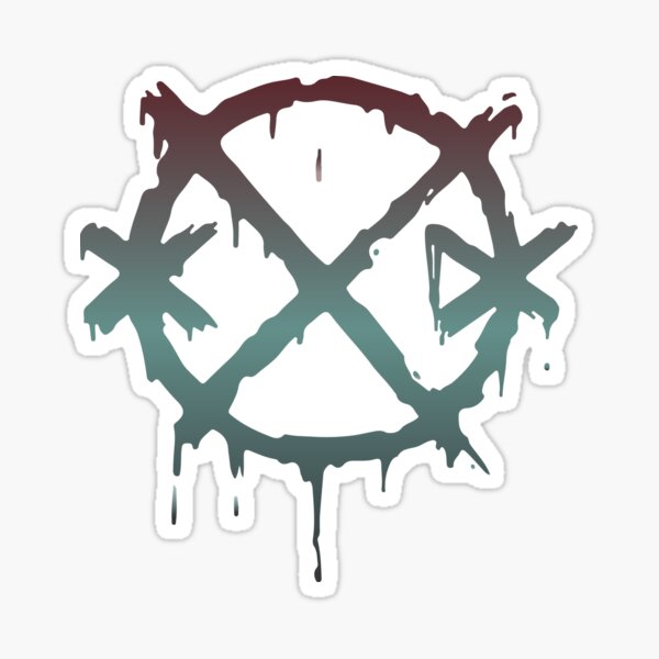 Crashdïet Sleaze Rock Band Logo Sticker