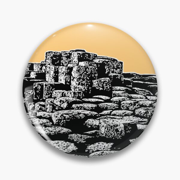 Item preview, Giant’s Causeway Yellow designed and sold by Naomi-Prints.