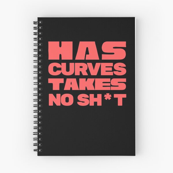 Item preview, Has Curves Takes No Sh*t - Funny Curvy Girl Design designed and sold by Adonalyn.