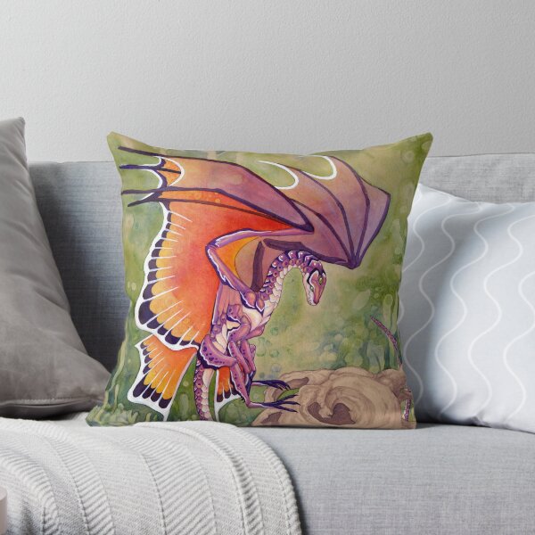 Desert Flower Throw Pillow