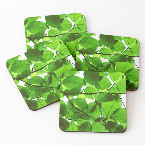 Item preview, Green leaf's on tree branch designed and sold by Delicarte.