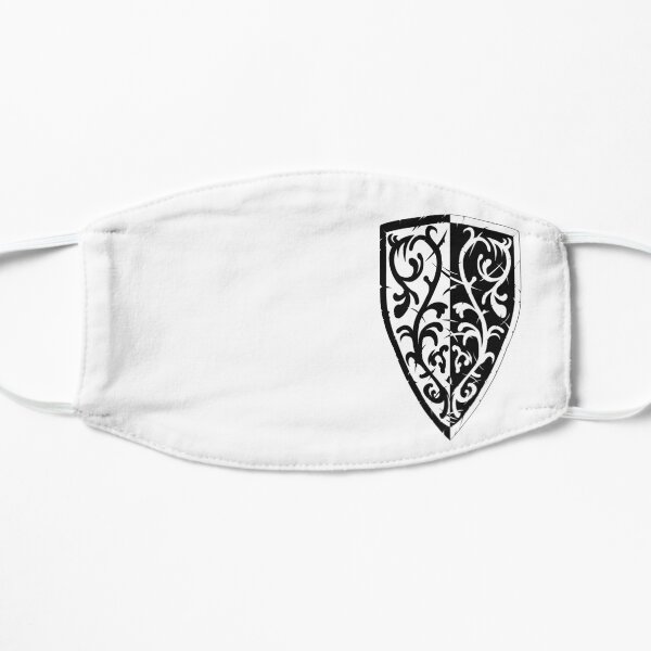 Grass Crest Shield Flat Mask