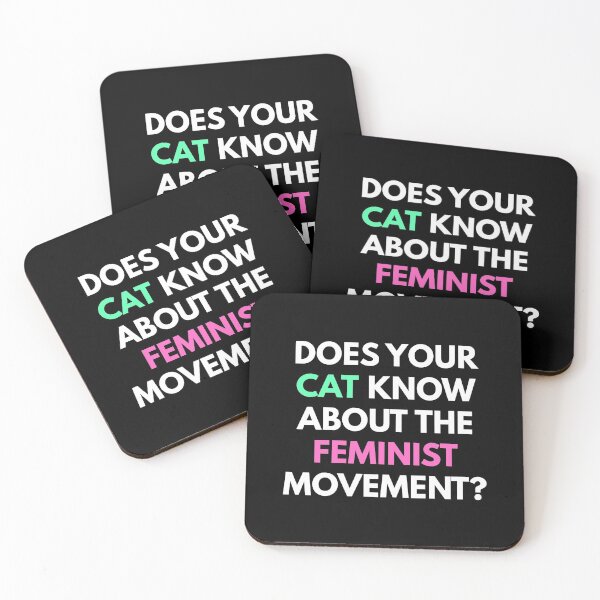 Item preview, Does Your Cat Know About Feminist Movement? designed and sold by HumanCreator.