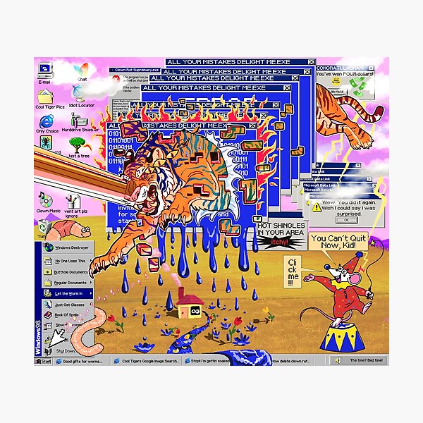 I'm Always Jumping Thru Virtual Hoops Photographic Print
