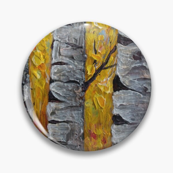Item preview, Impressionistic Colorado Aspen Trees Vertical Panorama designed and sold by Rocky Mountain Artistry.