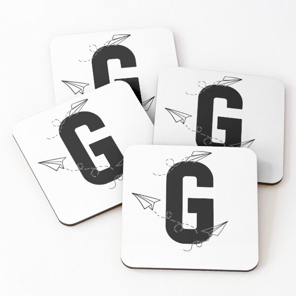 Item preview, Monogram with paper planes letter G designed and sold by JustSeasons.