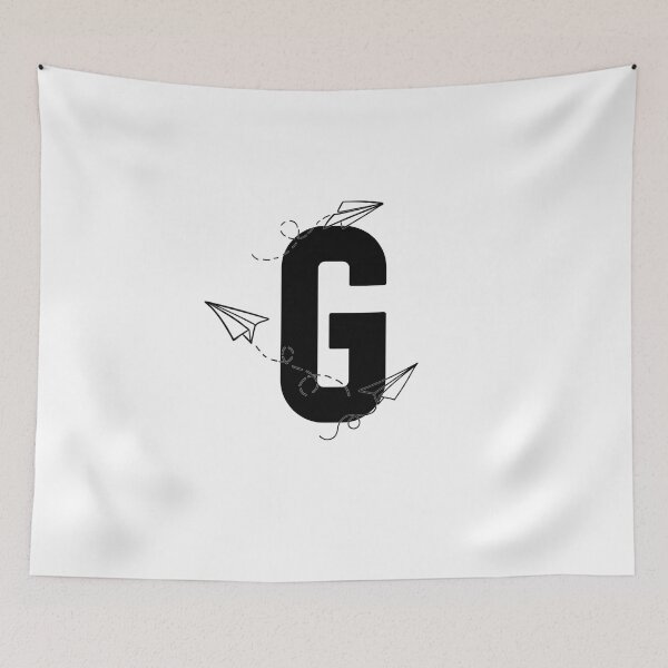 Item preview, Monogram with paper planes letter G designed and sold by JustSeasons.