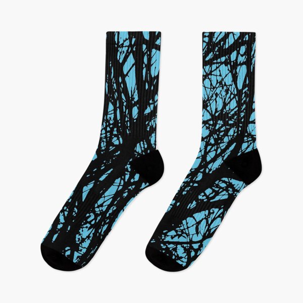 Item preview, TREE BRANCH PATTERN. SILHOUETTE. BLACK AND BLUE designed and sold by 5hertz.