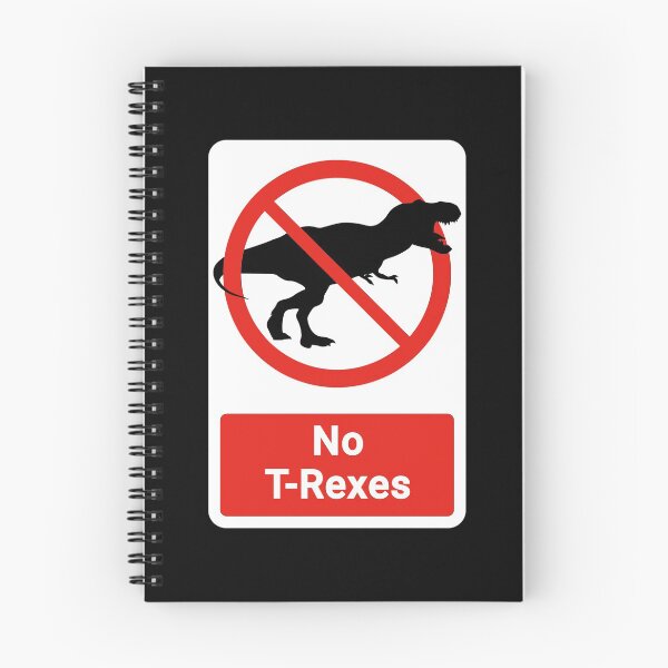 Item preview, Prohibited Sign - Not allowed - No T-Rexes designed and sold by thehappylamb.