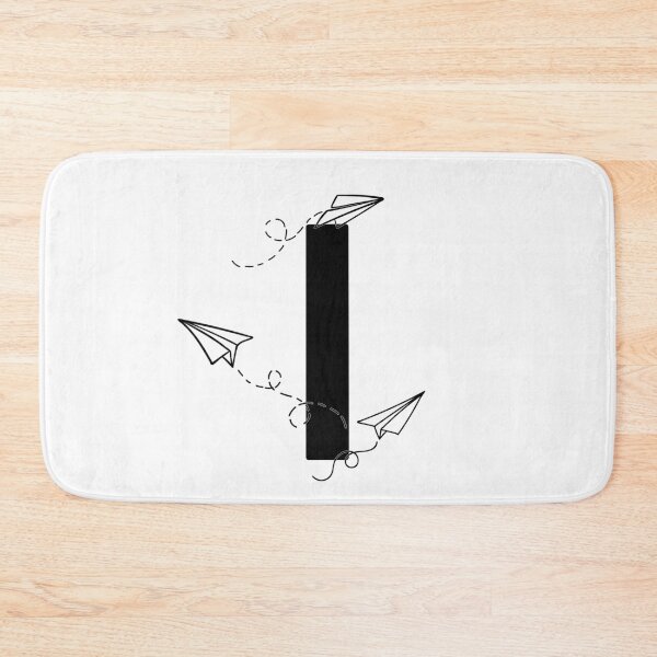 Item preview, Monogram with paper planes letter I designed and sold by JustSeasons.