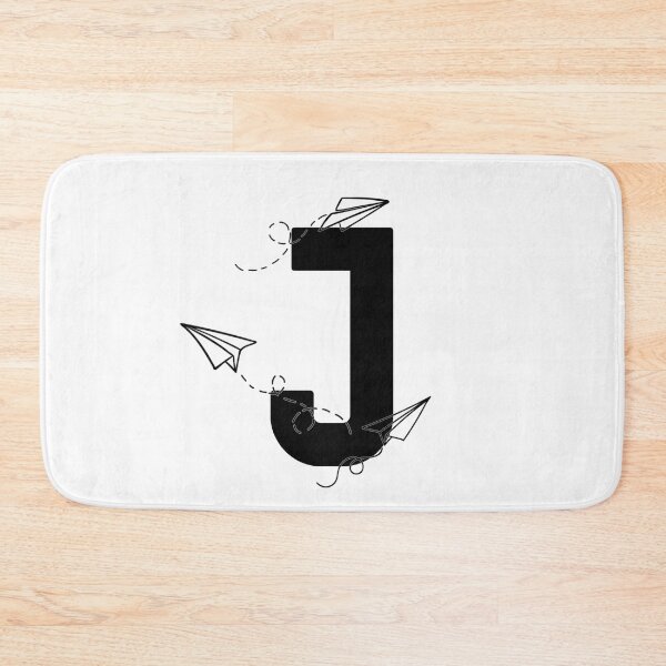 Item preview, Monogram with paper planes letter J designed and sold by JustSeasons.