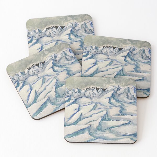 Item preview, Watercolor print - sledge boat hauling designed and sold by FireEveryTime.
