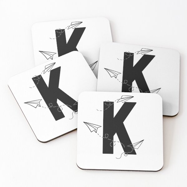 Item preview, Monogram with paper planes letter K designed and sold by JustSeasons.