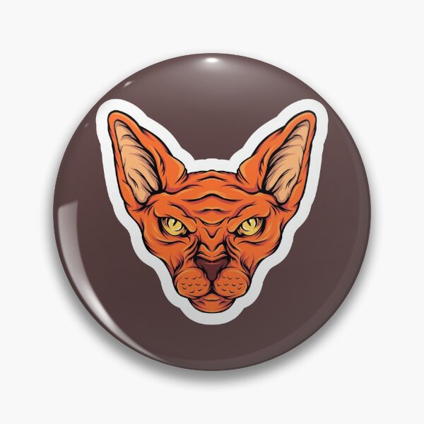 Item preview, Sphinx Cat Head Cartoon designed and sold by SLAG-Creative.