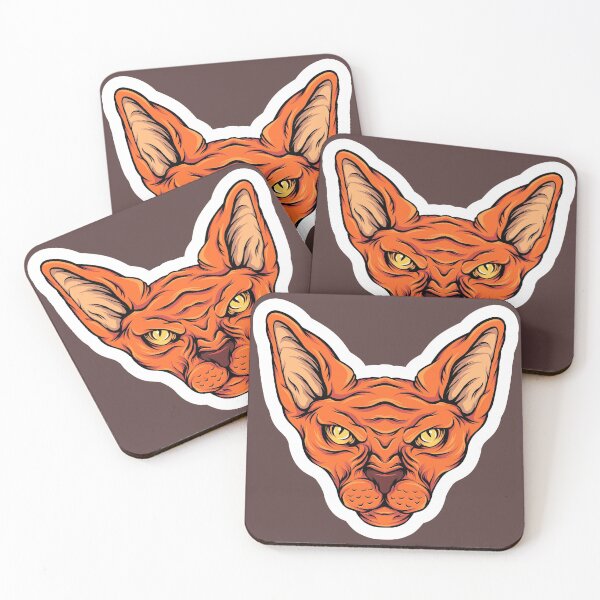 Item preview, Sphinx Cat Head Cartoon designed and sold by SLAG-Creative.