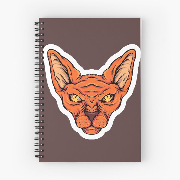 Item preview, Sphinx Cat Head Cartoon designed and sold by SLAG-Creative.