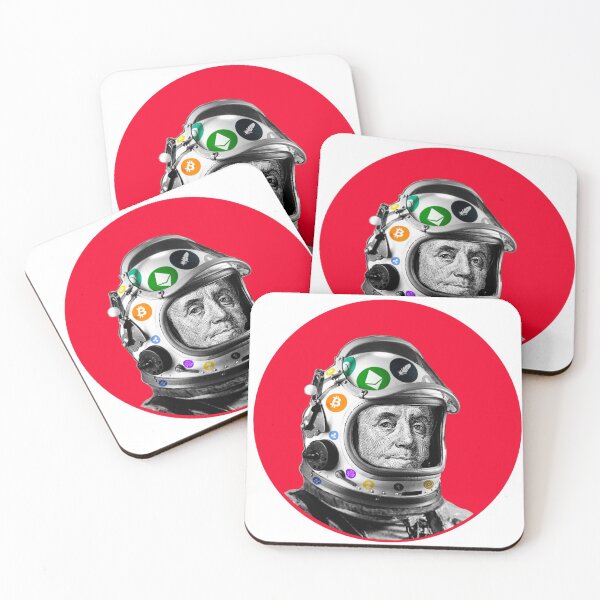 Item preview, Crypto Benjamin | Cyber Space Astronaut Miner | Red designed and sold by spinolator.