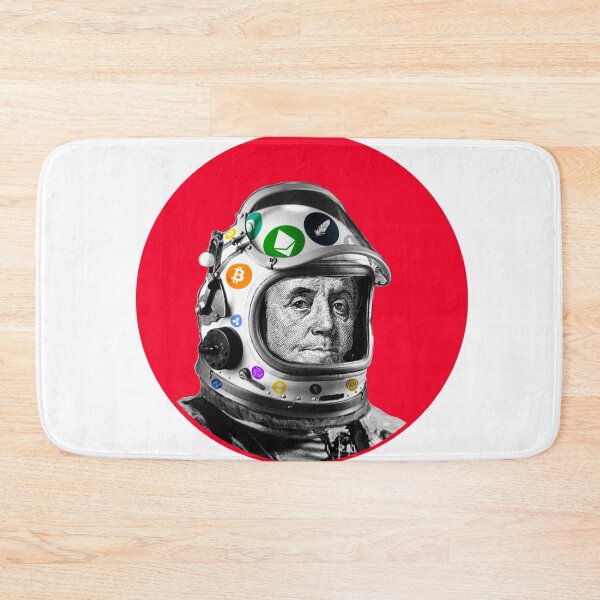 Item preview, Crypto Benjamin | Cyber Space Astronaut Miner | Red designed and sold by spinolator.