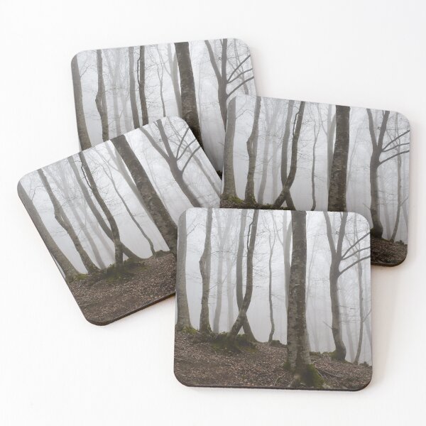 Item preview, Beech tree forest shrouded in fog designed and sold by Furiarossa.