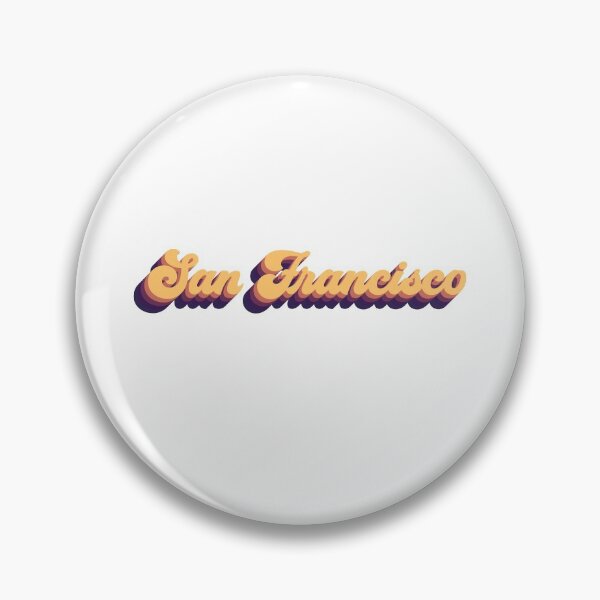 Item preview, San Francisco in retro lettering designed and sold by StickersbyVW.
