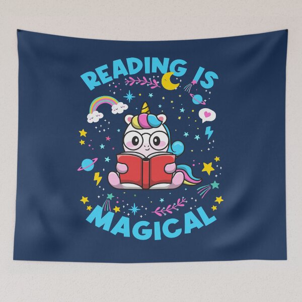 Item preview, Rainbow Unicorn: Reading Is Magical designed and sold by SLAG-Creative.