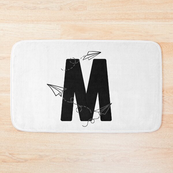 Item preview, Monogram with paper planes letter M designed and sold by JustSeasons.