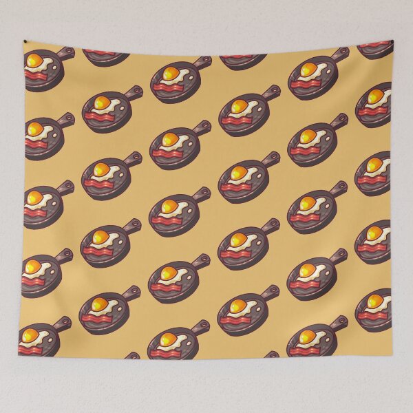 Item preview, Cute Egg and Bacon Fry Pan designed and sold by GalaxyChicken.