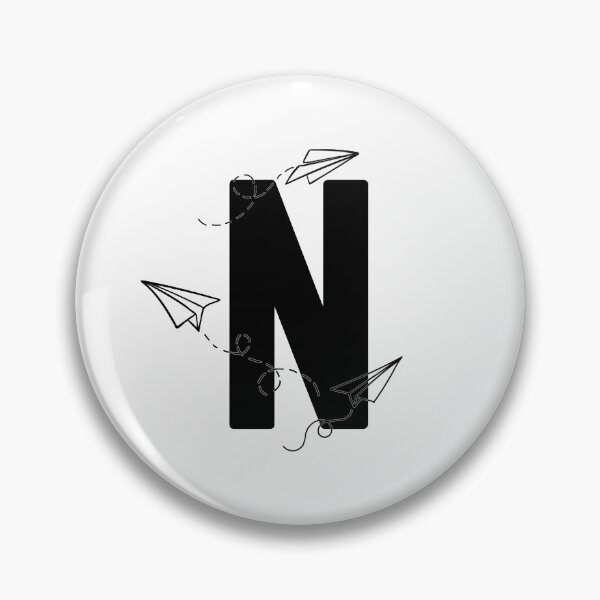 Item preview, Monogram with paper planes letter N designed and sold by JustSeasons.