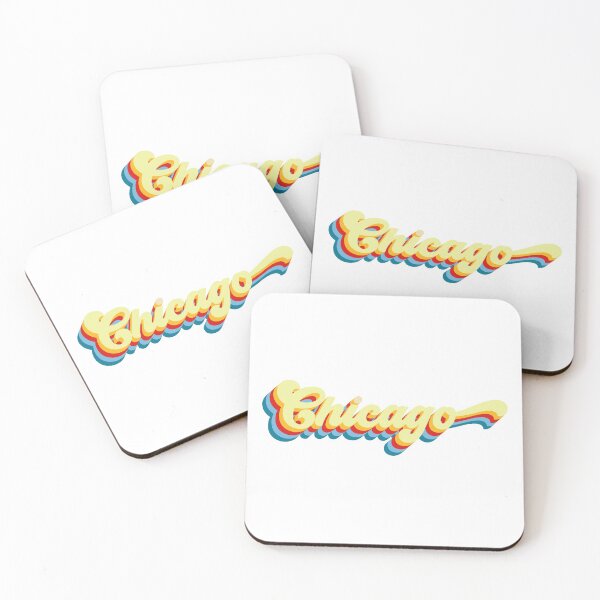Item preview, Chicago in retro lettering designed and sold by StickersbyVW.