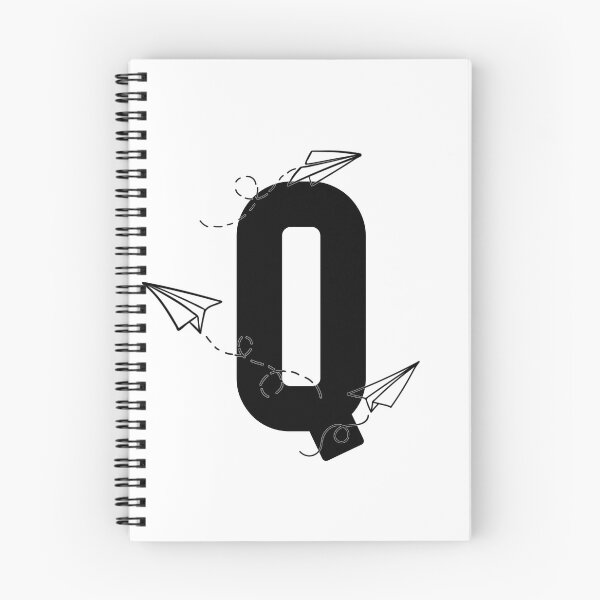 Artikelvorschau, Monogramm mit Papierflugzeugbuchstaben Q. entworfen und verkauft von JustSeasons.