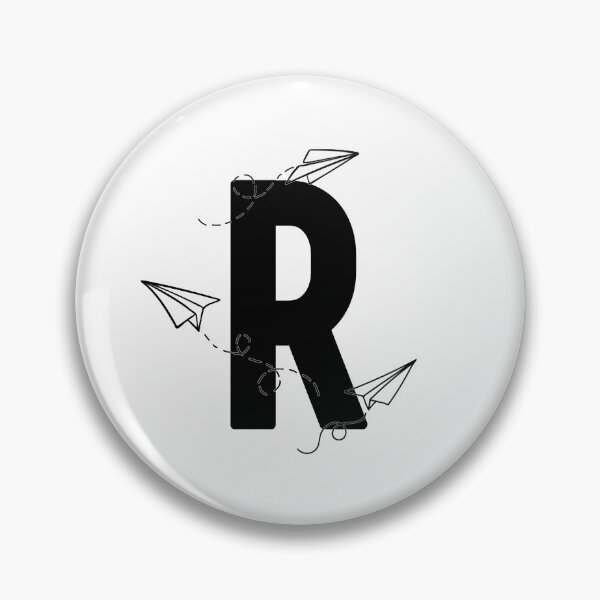 Item preview, Monogram with paper planes letter R designed and sold by JustSeasons.