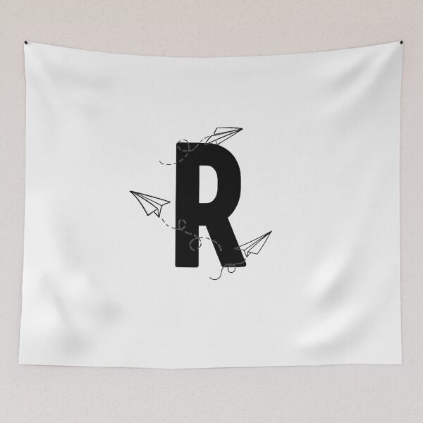 Item preview, Monogram with paper planes letter R designed and sold by JustSeasons.