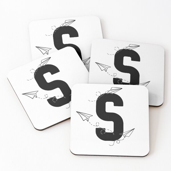 Item preview, Monogram with paper planes letter S designed and sold by JustSeasons.