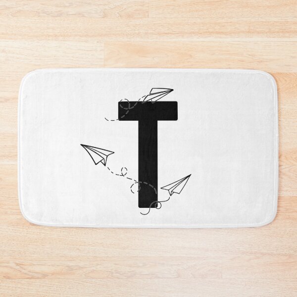 Item preview, Monogram with paper planes letter T designed and sold by JustSeasons.