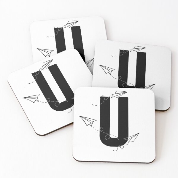 Item preview, Monogram with paper planes letter U designed and sold by JustSeasons.
